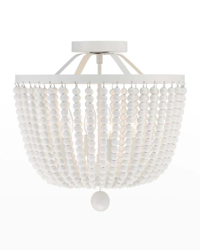 Rylee 4-Light Matte White Ceiling Mount