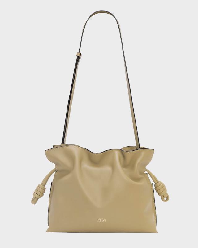 Flamenco Medium Clutch Bag in Napa Leather
