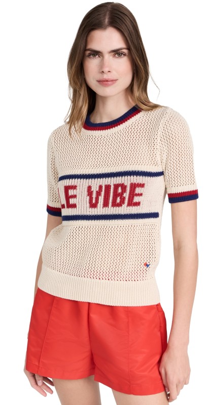 Clare V. Luc Knit Tee Cream