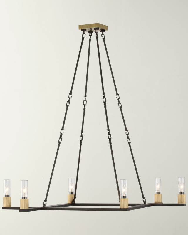Beza Extra-Large Warm Iron Chandelier by Ray Booth