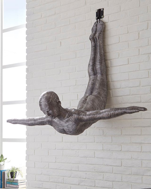 Diving Wall Sculpture