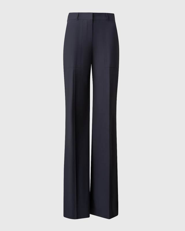Melin Cotton Poplin Wide-Leg Pants