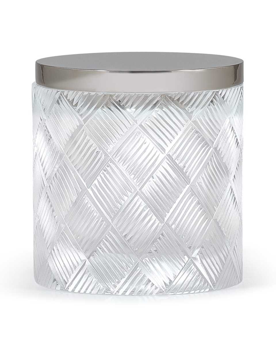 Basket Weave Canister