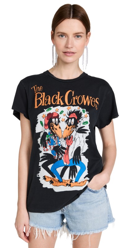 MADEWORN ROCK The Black Crows Tee Coal