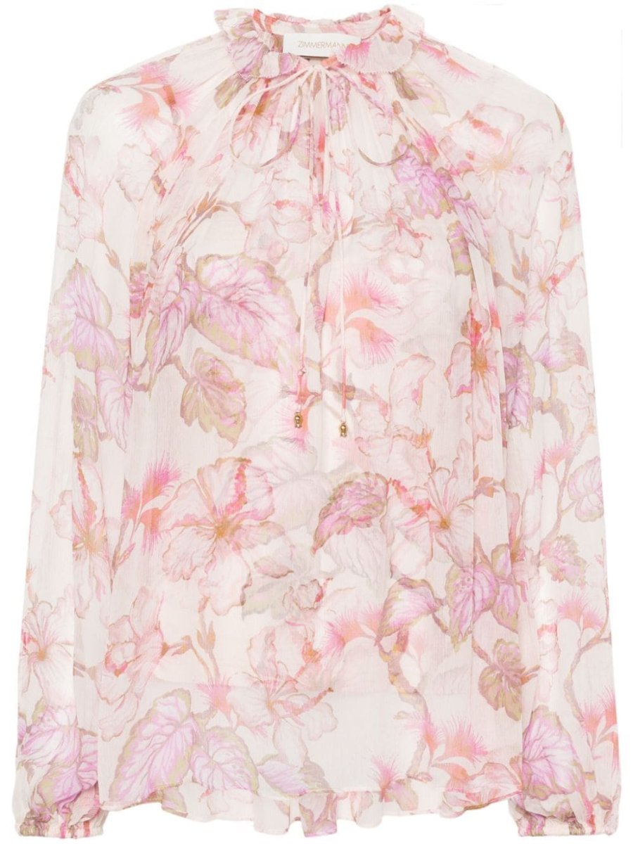 Matchmaker Billow floral-print blouse