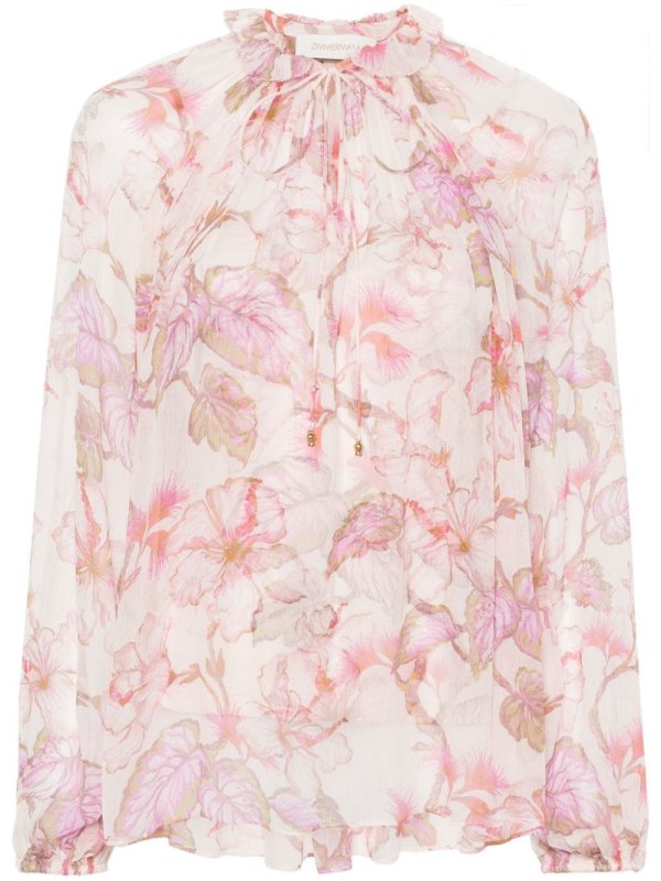 Matchmaker Billow floral-print blouse