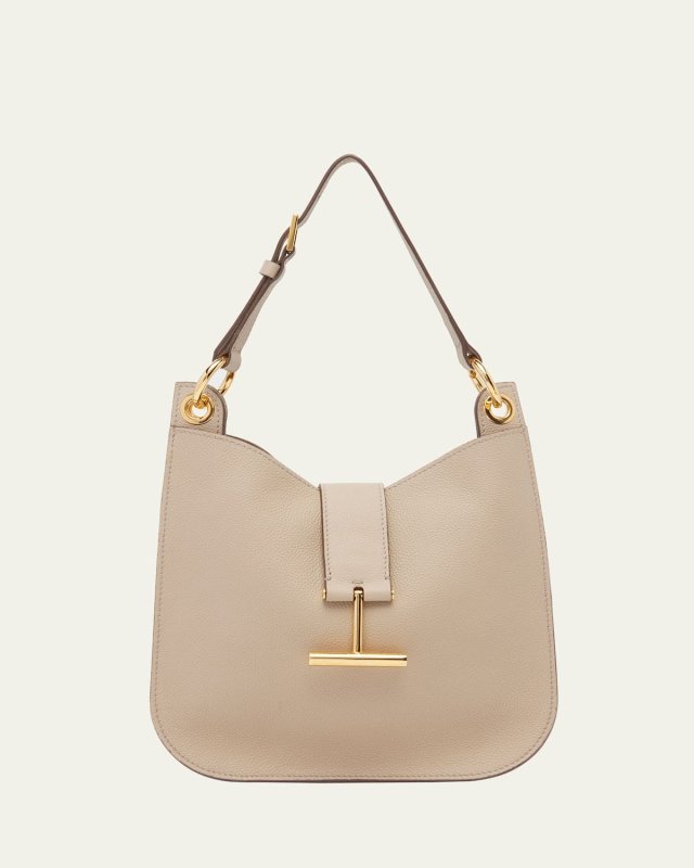 Tara Small Hobo Crossbody in Grained Leather