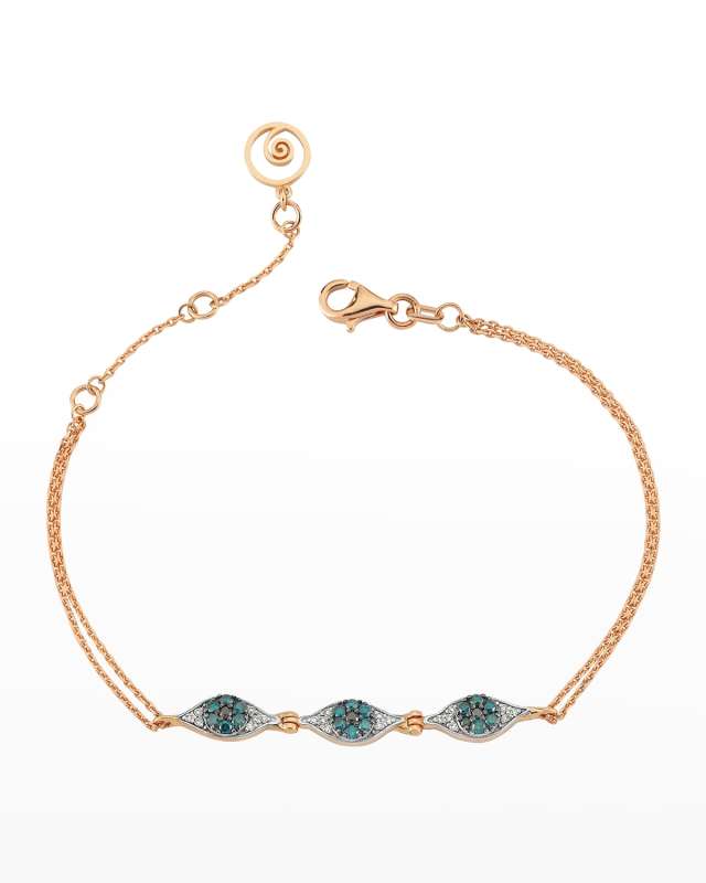 Eye Light 3-Station Bracelet