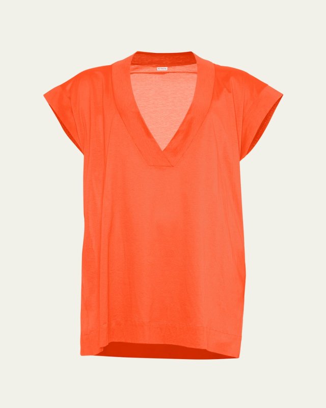 Renee V-Neck T-Shirt Coverup