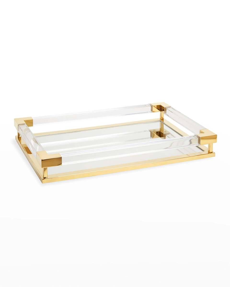 Jacques Small Decorative Tray, Brass