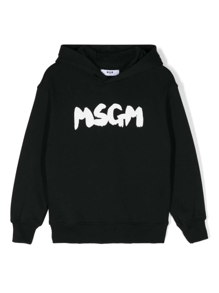 logo-print hoodie