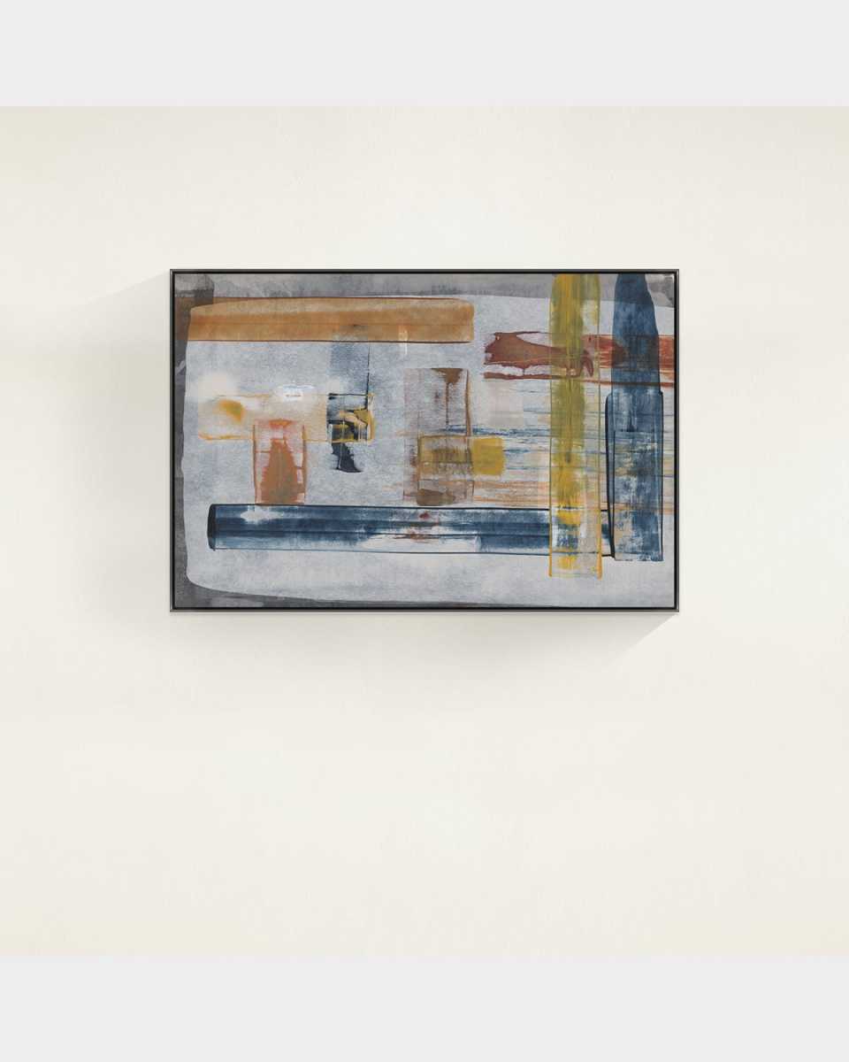 "Chaotic Pattern" Framed Giclee by David Erickson, 62" x 42"