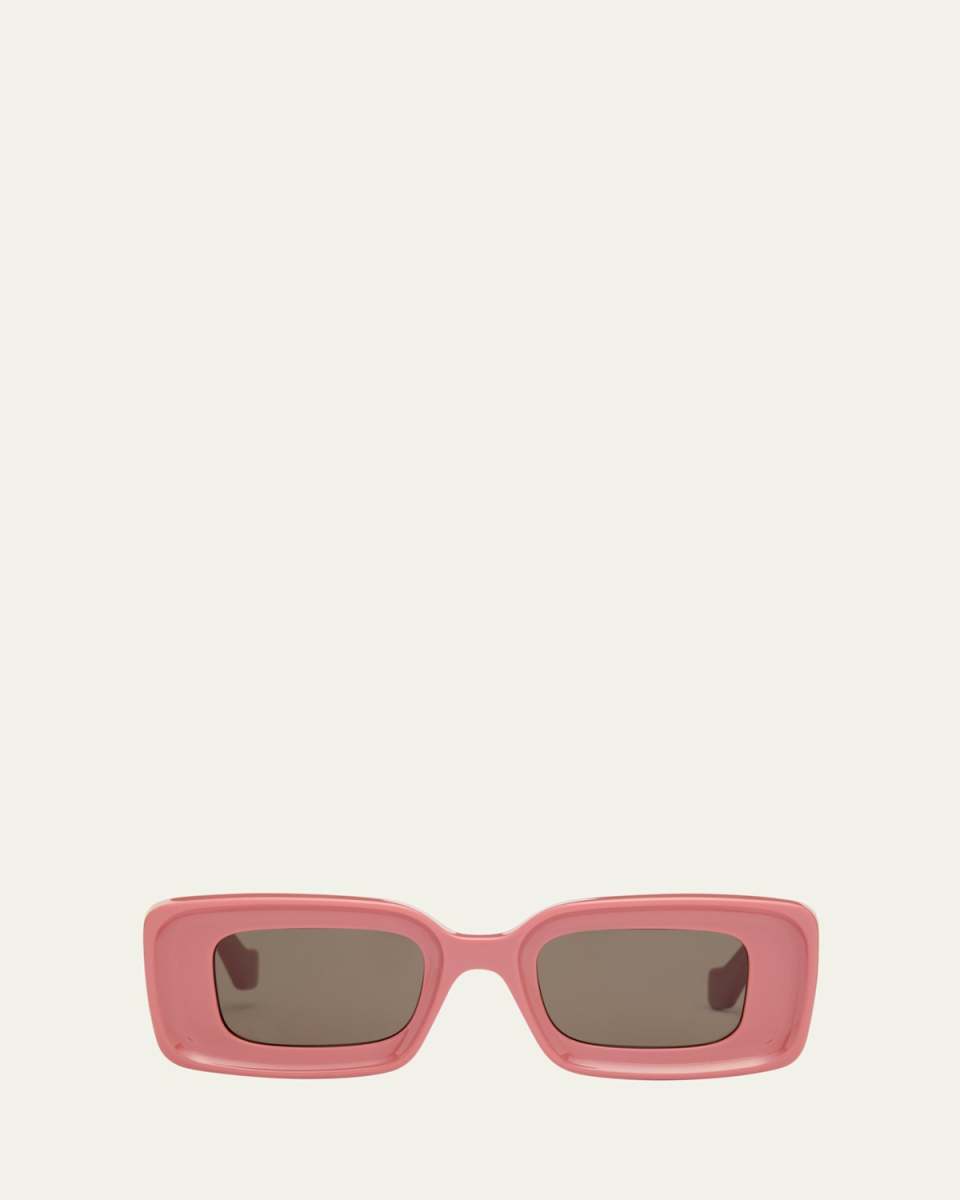 Anagram Beveled Acetate Rectangle Sunglasses