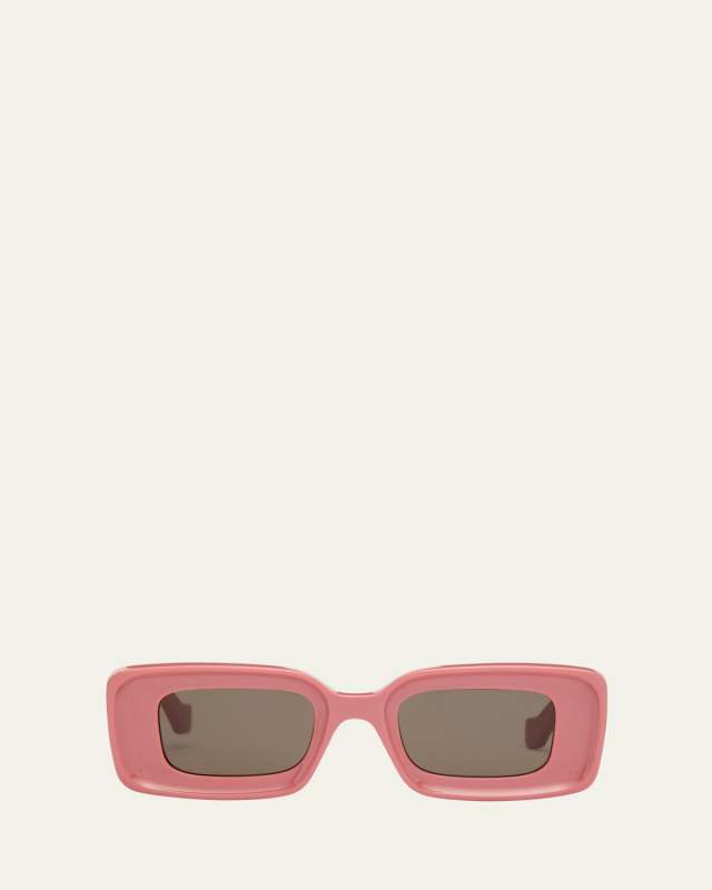 Anagram Beveled Acetate Rectangle Sunglasses
