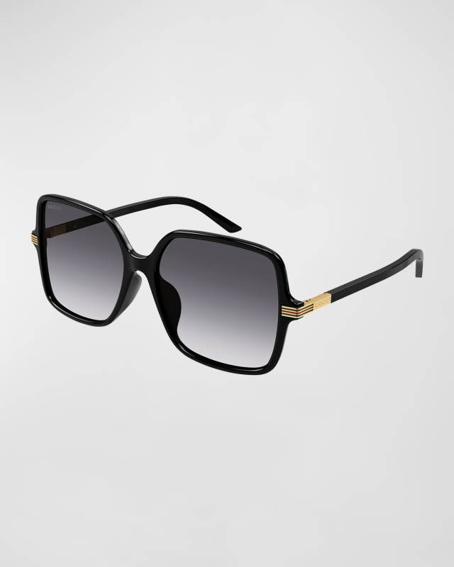 Oversized Acetate Square Sunglasses