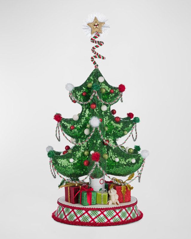 Whimsical Tabletop Christmas Tree, 21.5"