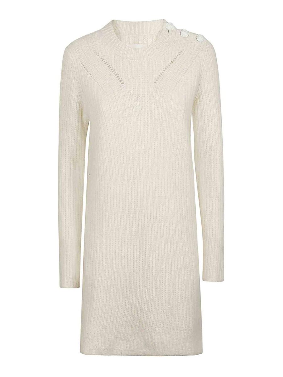 Zadig & Voltaire Robe Courte - Blanc