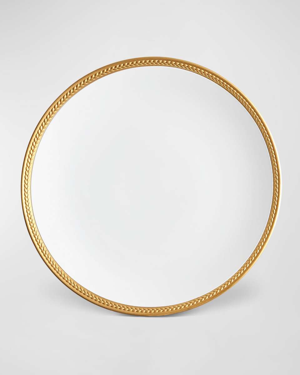 Soie Tressee 24K Gold-Plated Dinner Plate