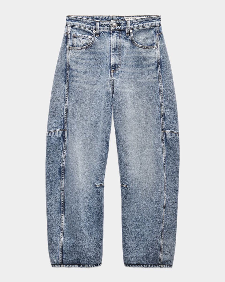 Charlie Ankle Barrel-Leg Jeans