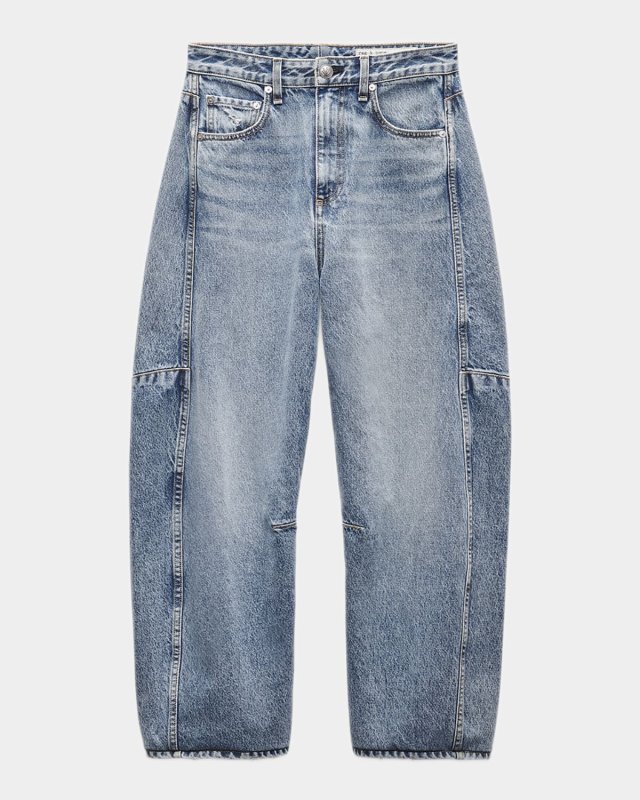 Charlie Ankle Barrel-Leg Jeans