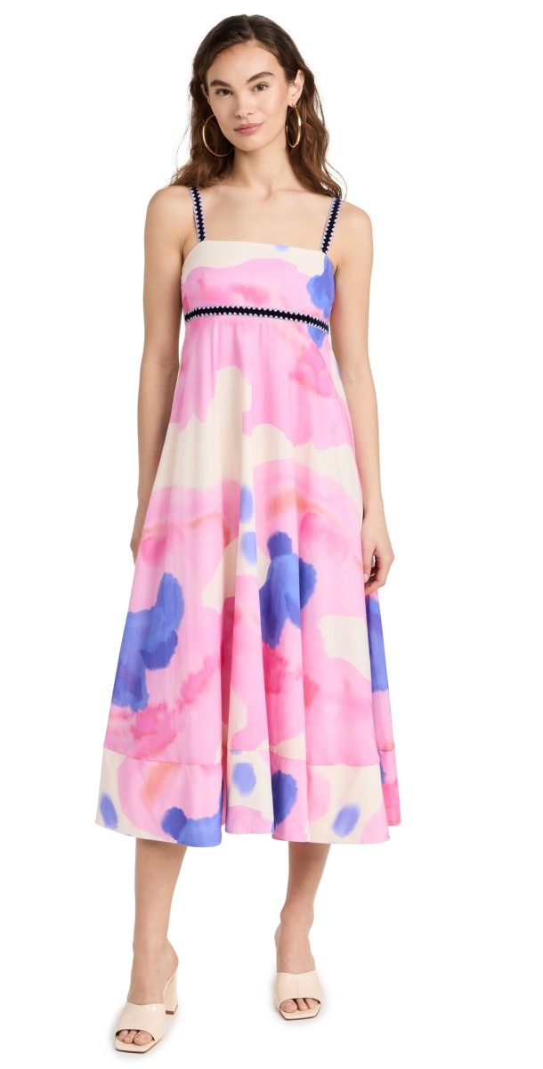 De Loreta Vera Cruz Dress Millpa Rosa Print
