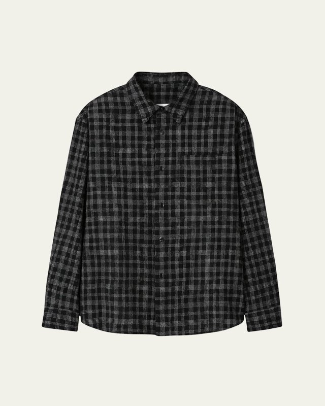 Check Brushed Wool Shirt