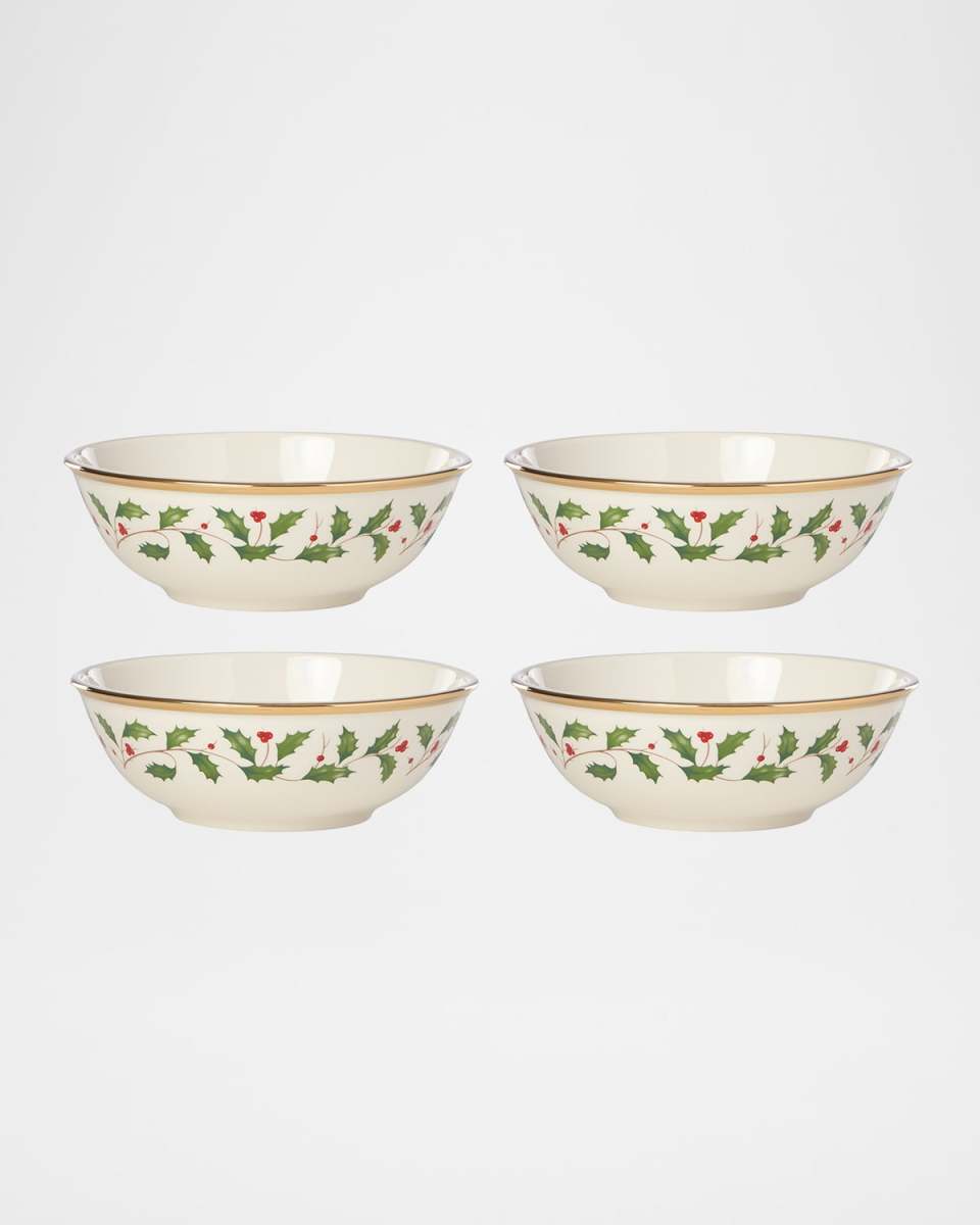 Holiday Dinnerware Place Setting Bowls, Set of 4