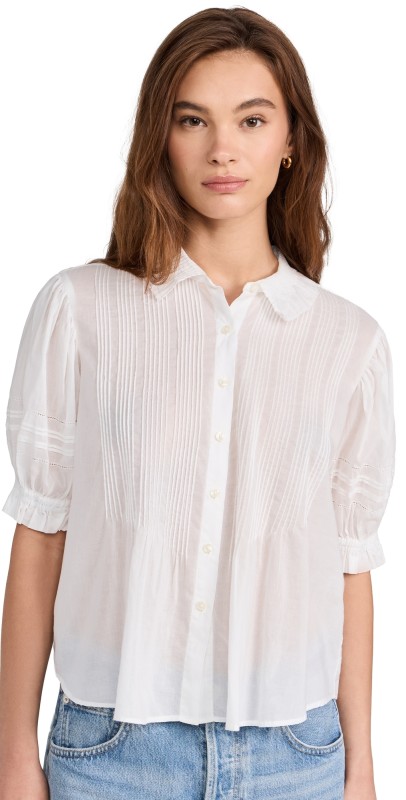 Birds of Paradis Jess Blouse White