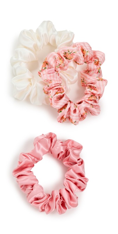 Slip Large Scrunchies Set Of 3 Rosebud