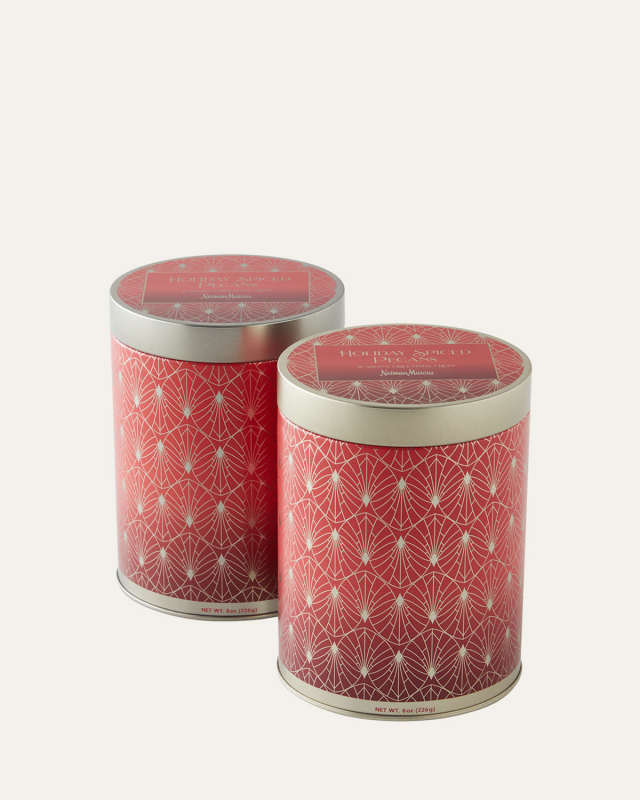 Holiday Spiced Pecan Tins, Set of 2