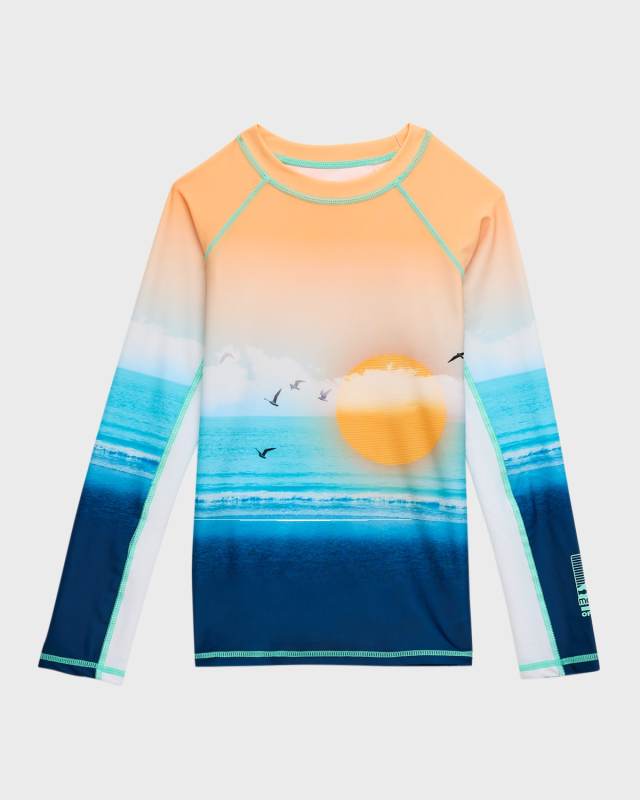 Boy's Neptune Graphic Rashguard, Size 7-16