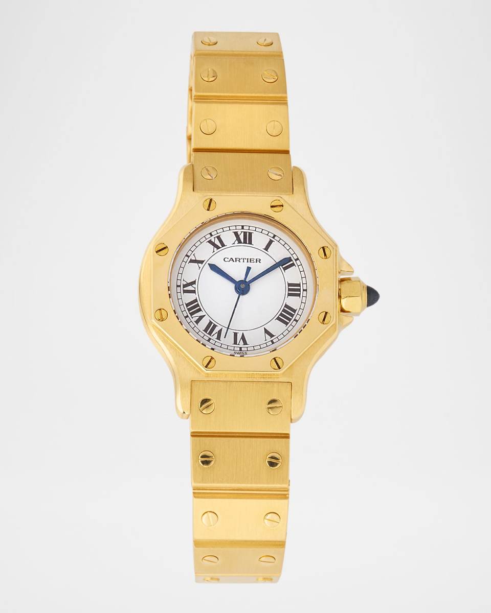 Cartier Santos Octagon 31mm Vintage 1980s Watch