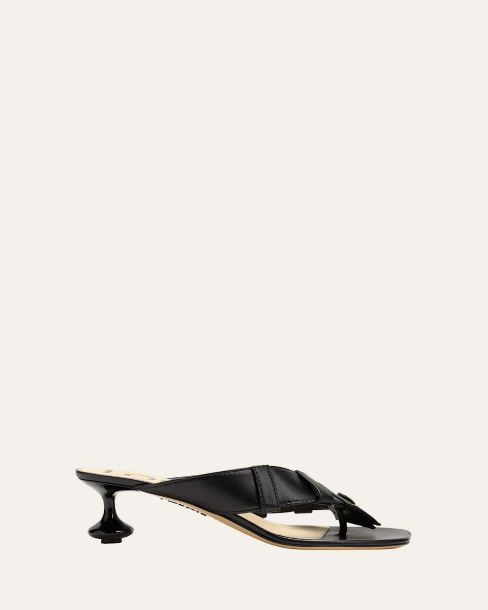 Toy Lambskin Slide Sandals