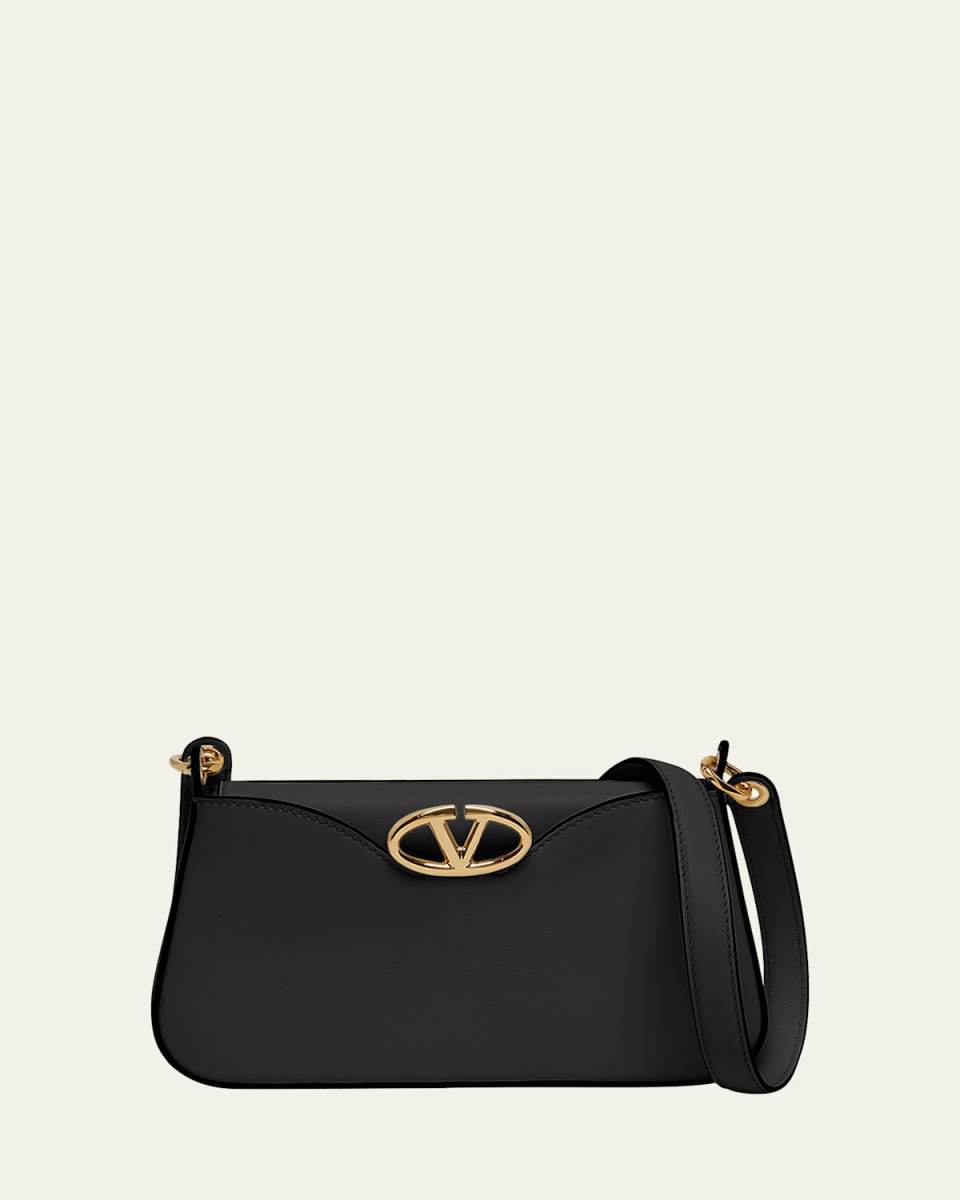 The Bold VLOGO Calfskin Leather Crossbody Bag