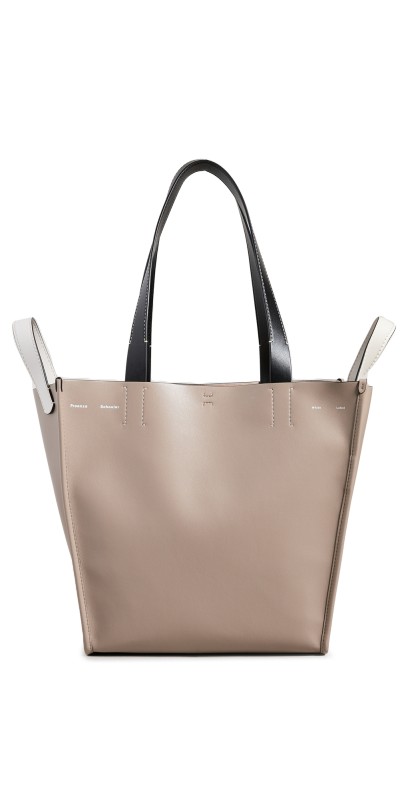 Proenza Schouler White Label Mercer Leather Tote Bag Clay