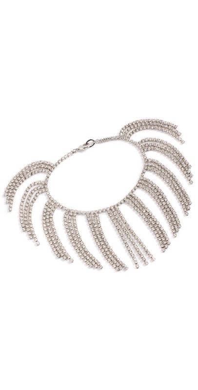 Roxanne Assoulin Rhinestone Fringe Bracelet Multi