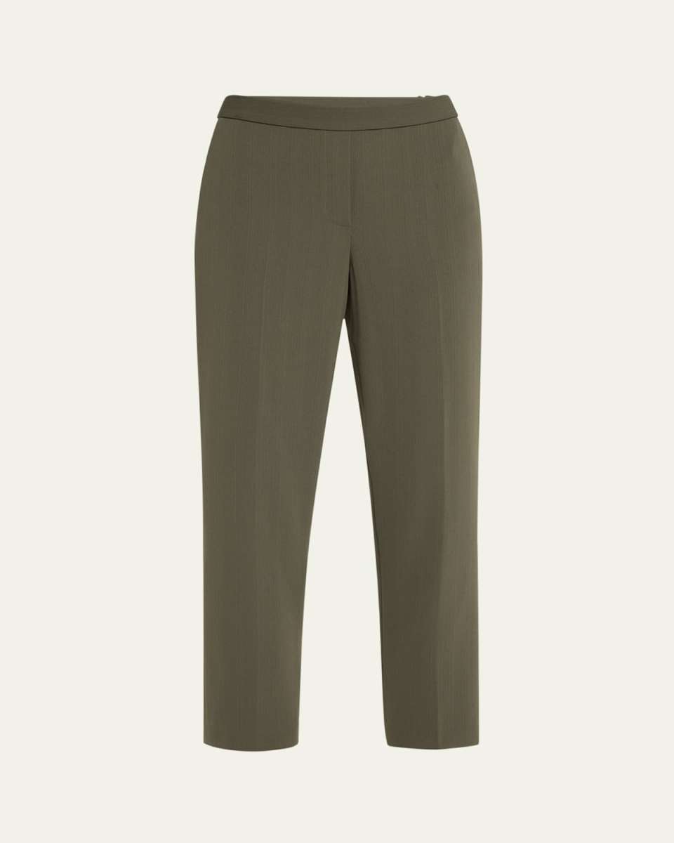 Treeca Slim-Leg Pull-On Pants