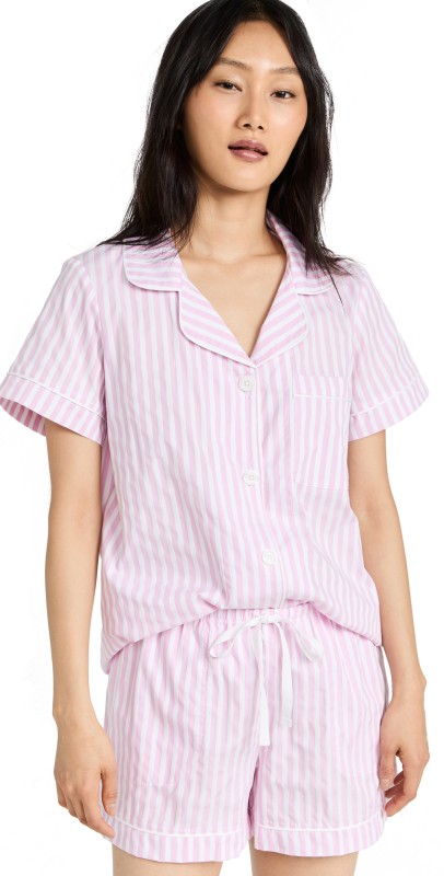 BedHead PJs Classic Stripe Pajama Set Pink Stripe