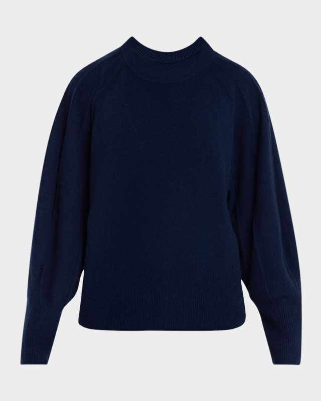 Cashmere-Silk Crewneck Sweat