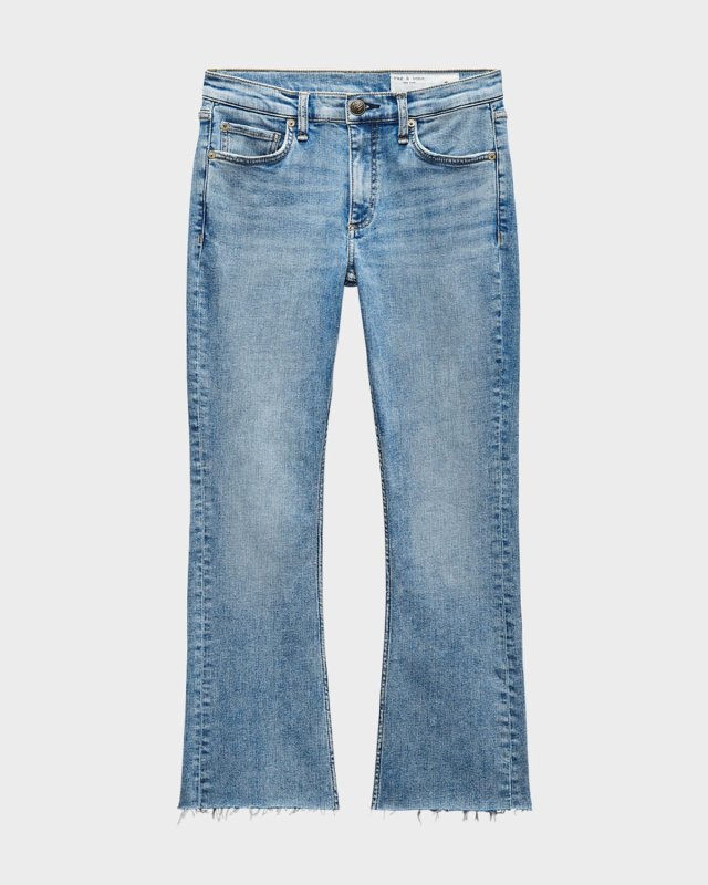 Peyton Mid-Rise Ankle Bootcut Jeans