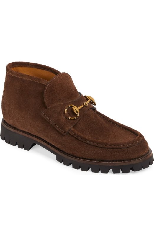 Gucci Sylke Horsebit Chukka Loafer