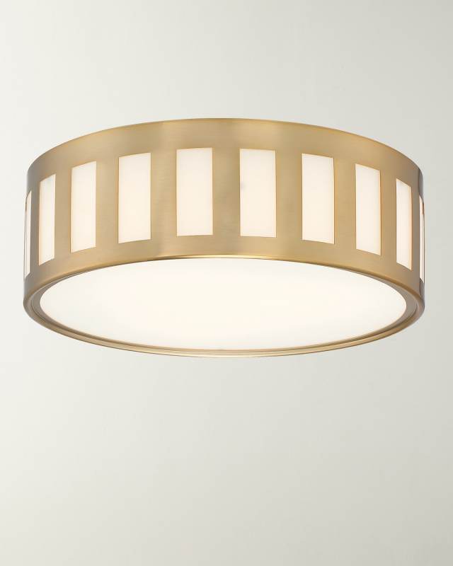 Kendal 3-Light Vibrant Gold Ceiling Mount