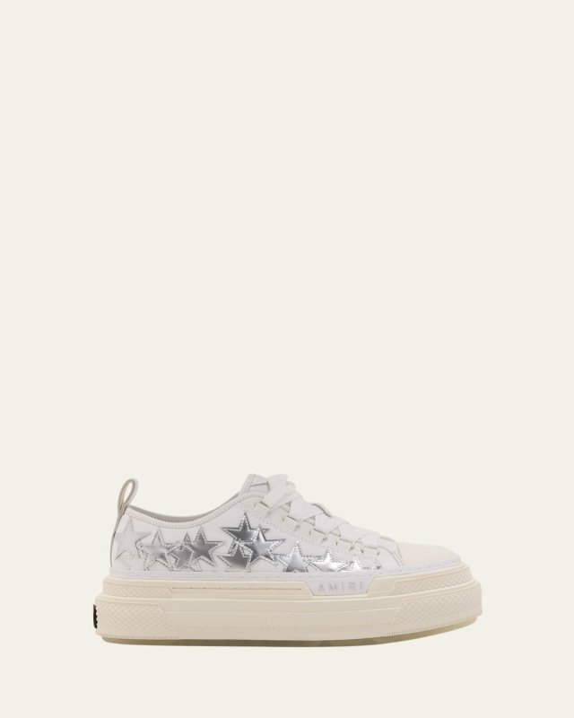 Stars Metallic Low-Top Platform Sneakers