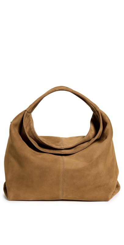 MANU Atelier Gala Suede Leather Bag Sigaro