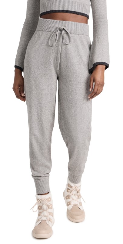 Year of Ours Sweater Jogger Pants Heather Grey