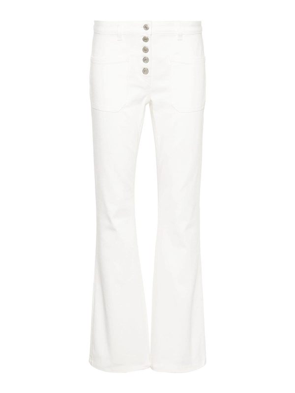 Courreges Pantalons Décontractés - Blanc