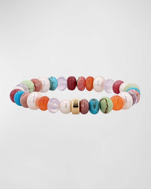 14K California Days Mixed Bead Bracelet