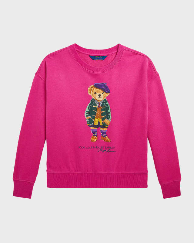 Girl's Sweatshirt W/ Classic Mascot, Size 2-