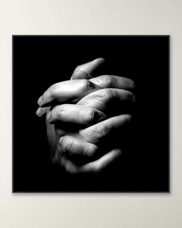 "Hand in Hand Devotion" Framed Giclee