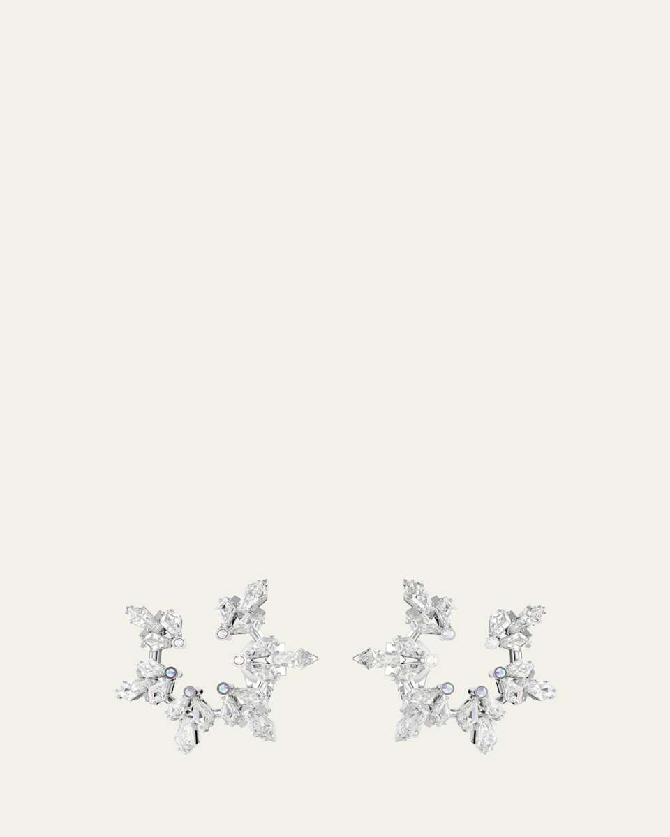 Idyllia Snowflake Clip Earrings
